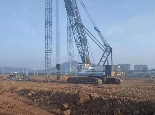 安徽普利药业地基强夯工程